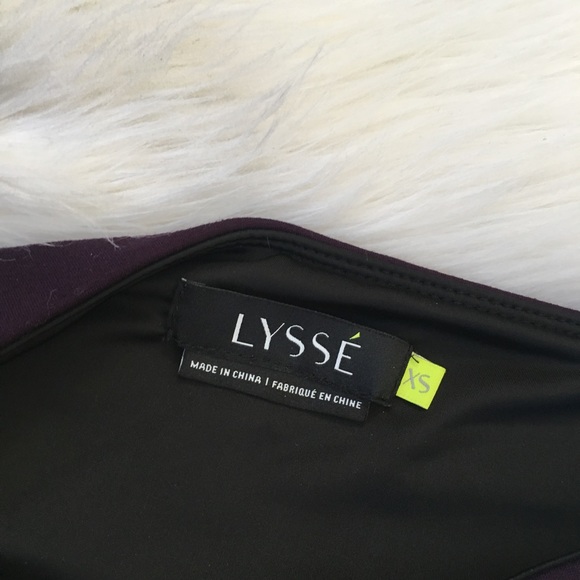 Lysse Purple Faux Leather High Waisted Leggings - Picture 8 of 8
